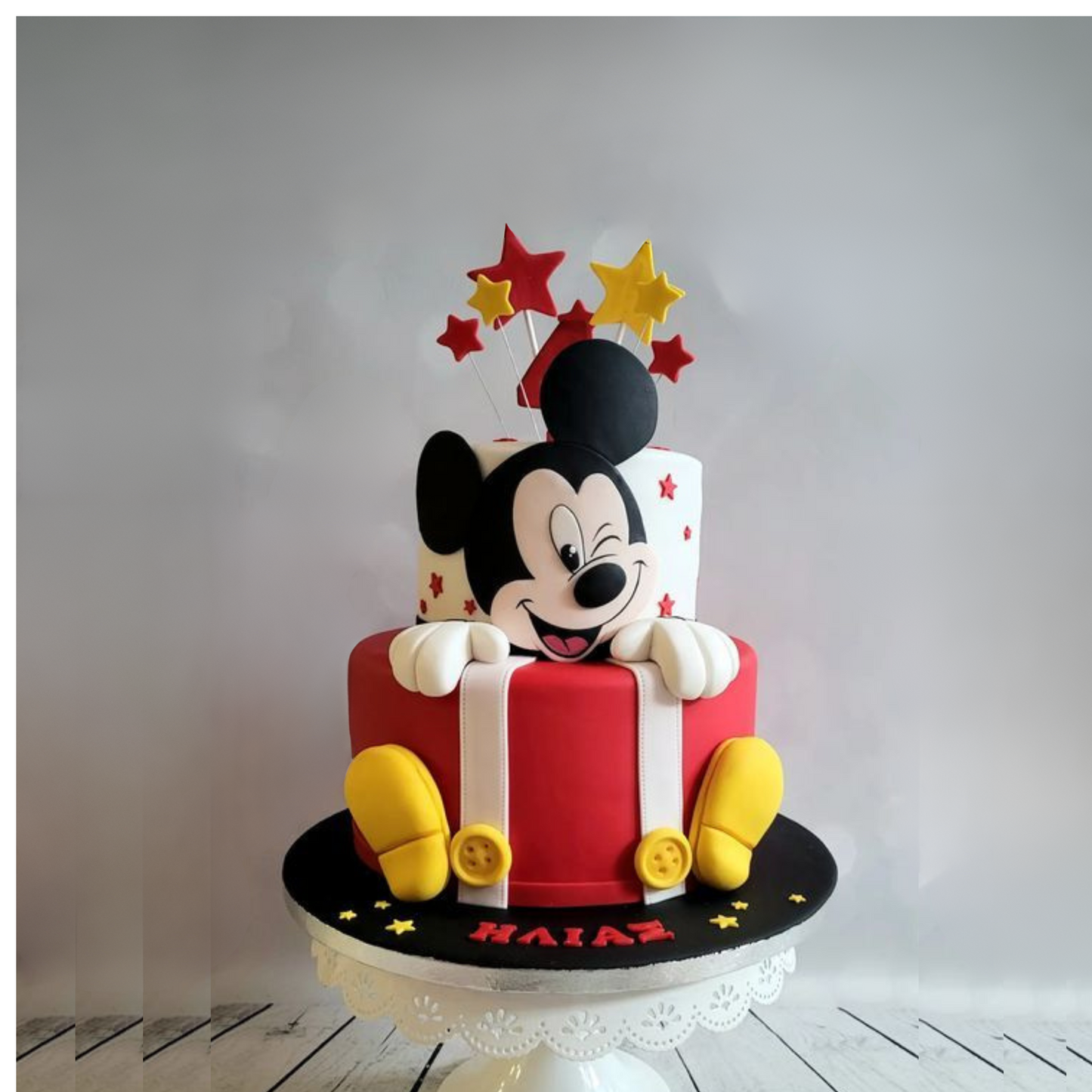 Mickey’s Birthday Surprise Cake