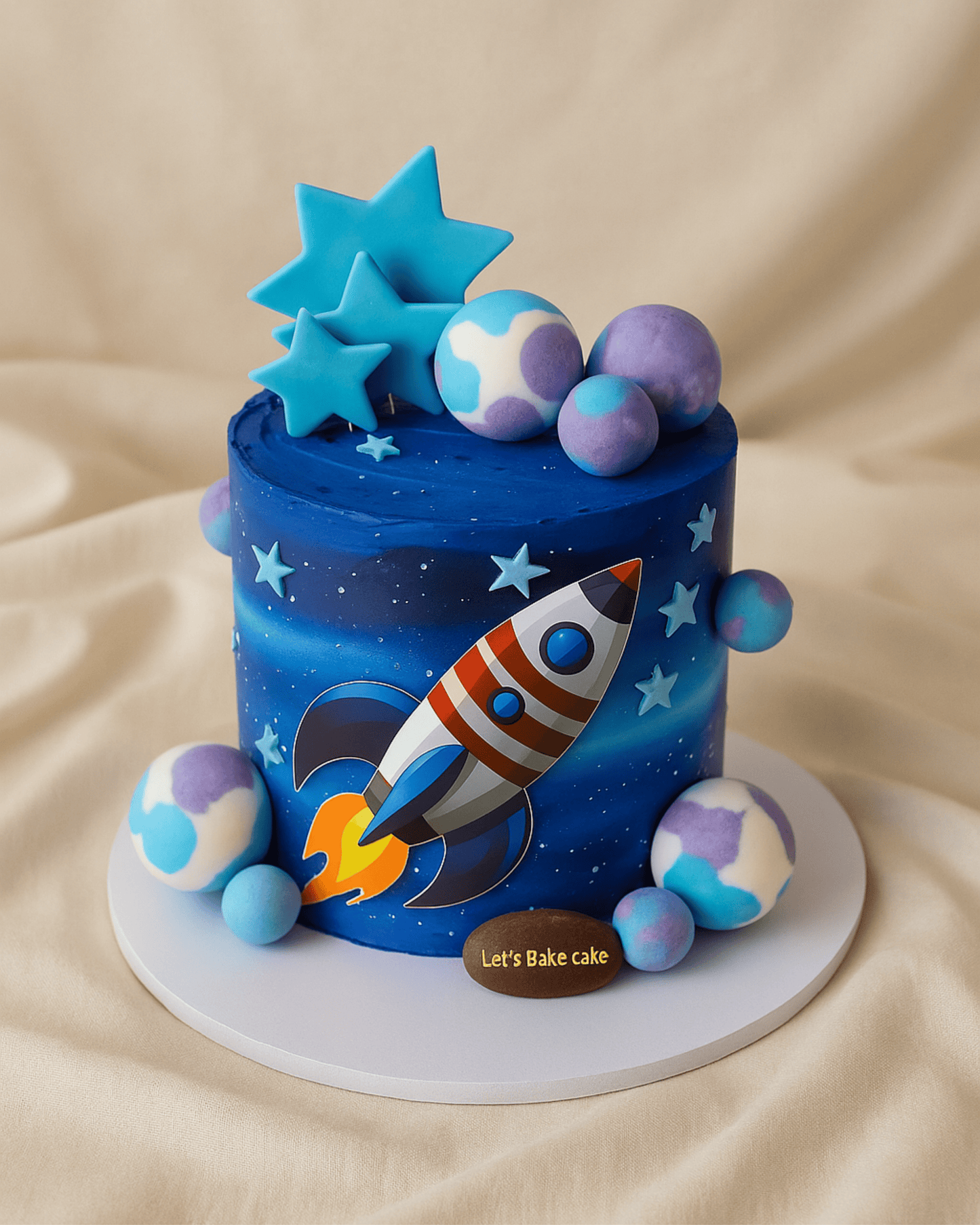 Galaxy Rocket Adventure Cake