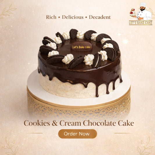 Luxury Cookies Cream Drip Cake