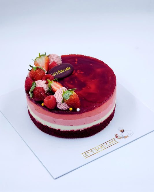Strawberry Mousse Cake