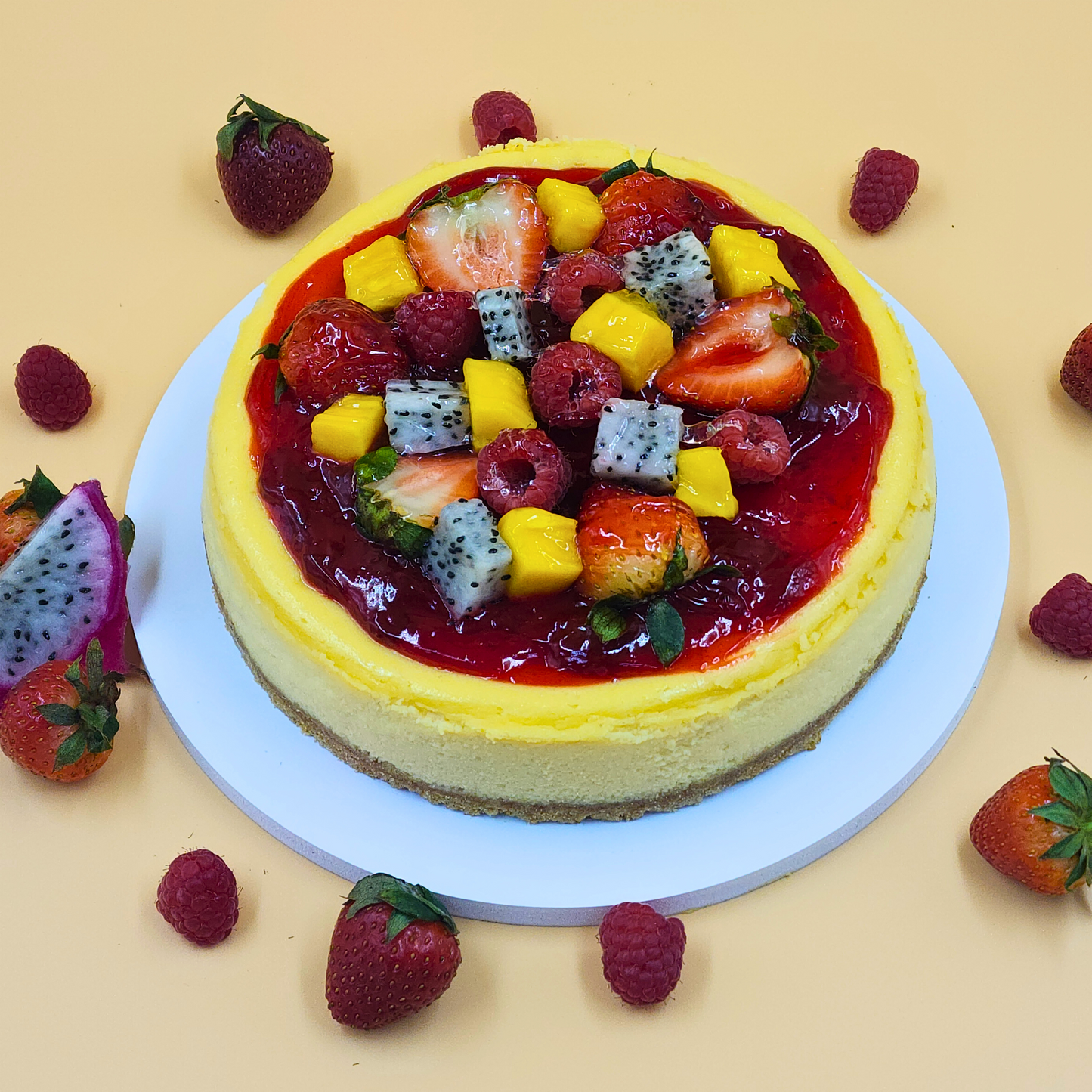 Fresh Fruit Cheesecake