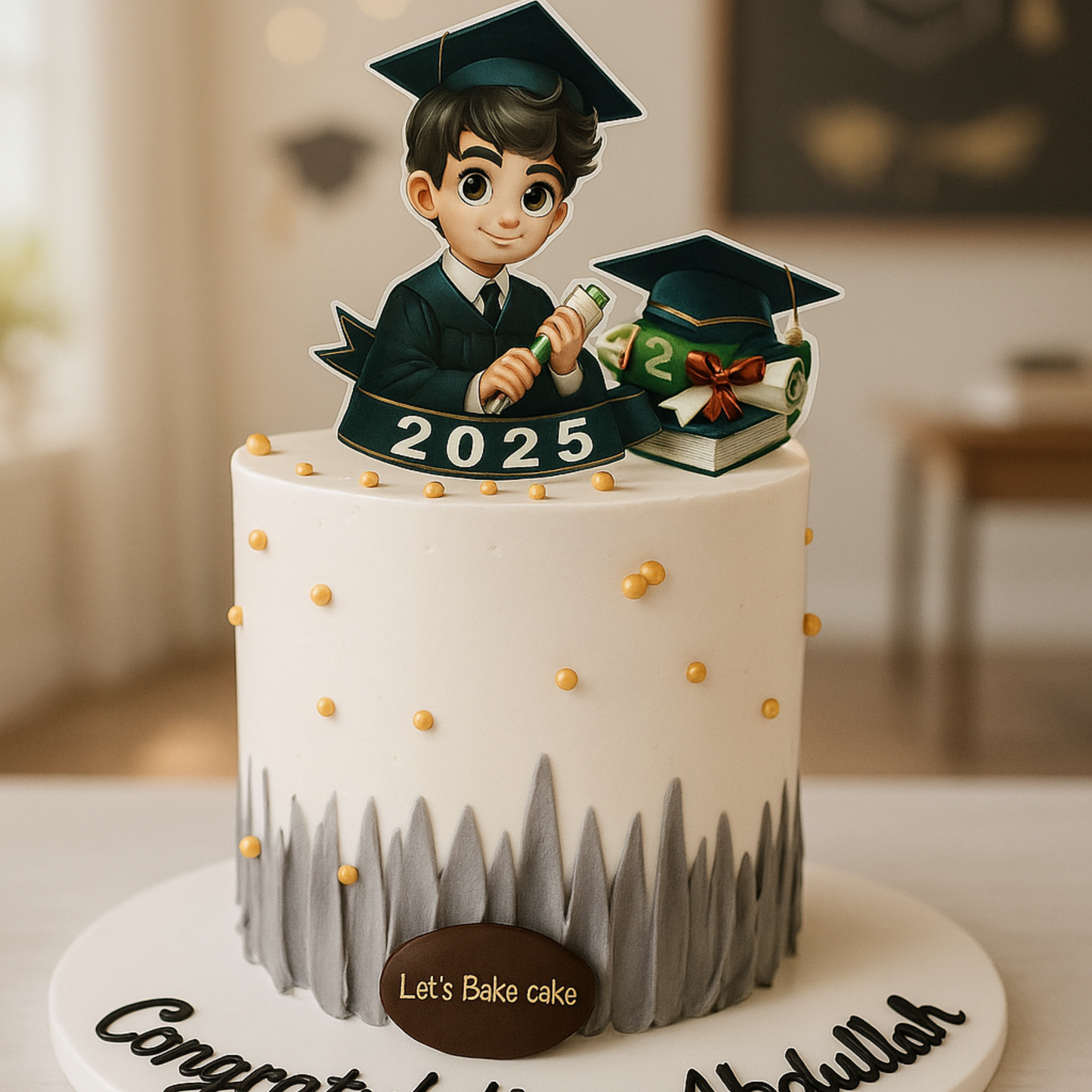 Graduation Boy 2025 Cake