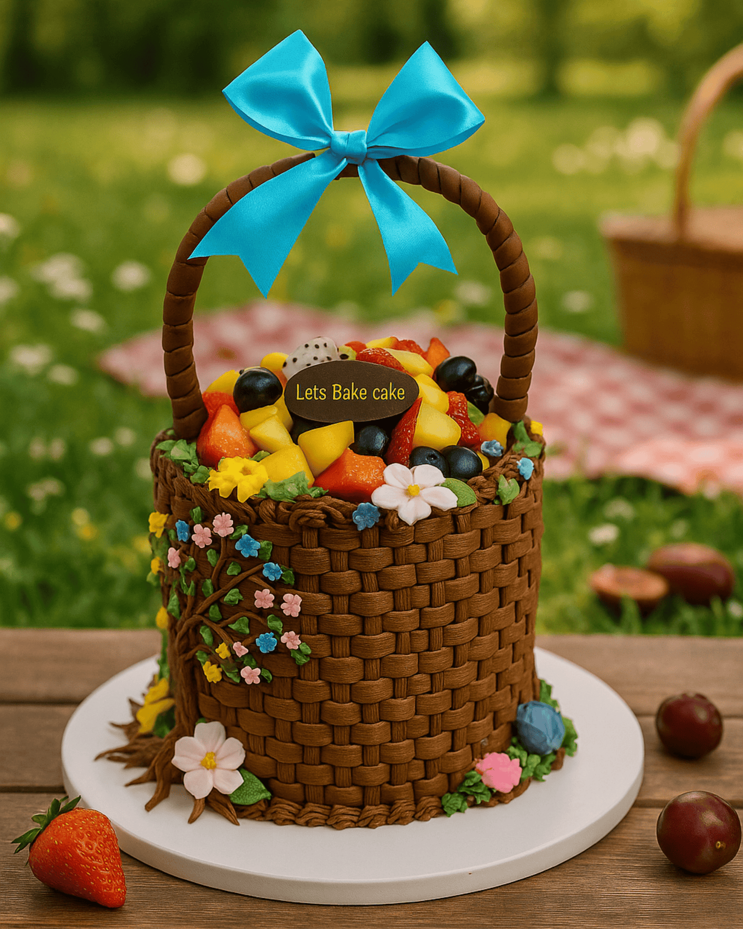 Fruit Basket Cake
