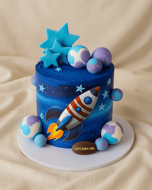 Galaxy Rocket Adventure Cake