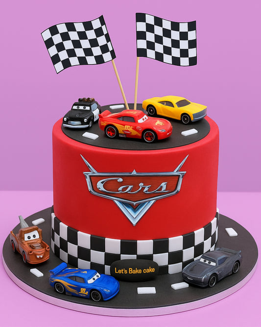 McQueen car cake