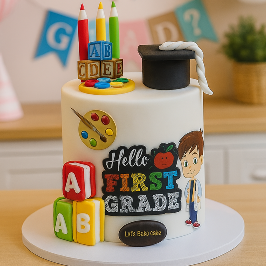 School Days Celebration Cake