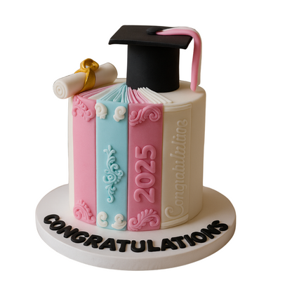 Graduation Book Cake 2025