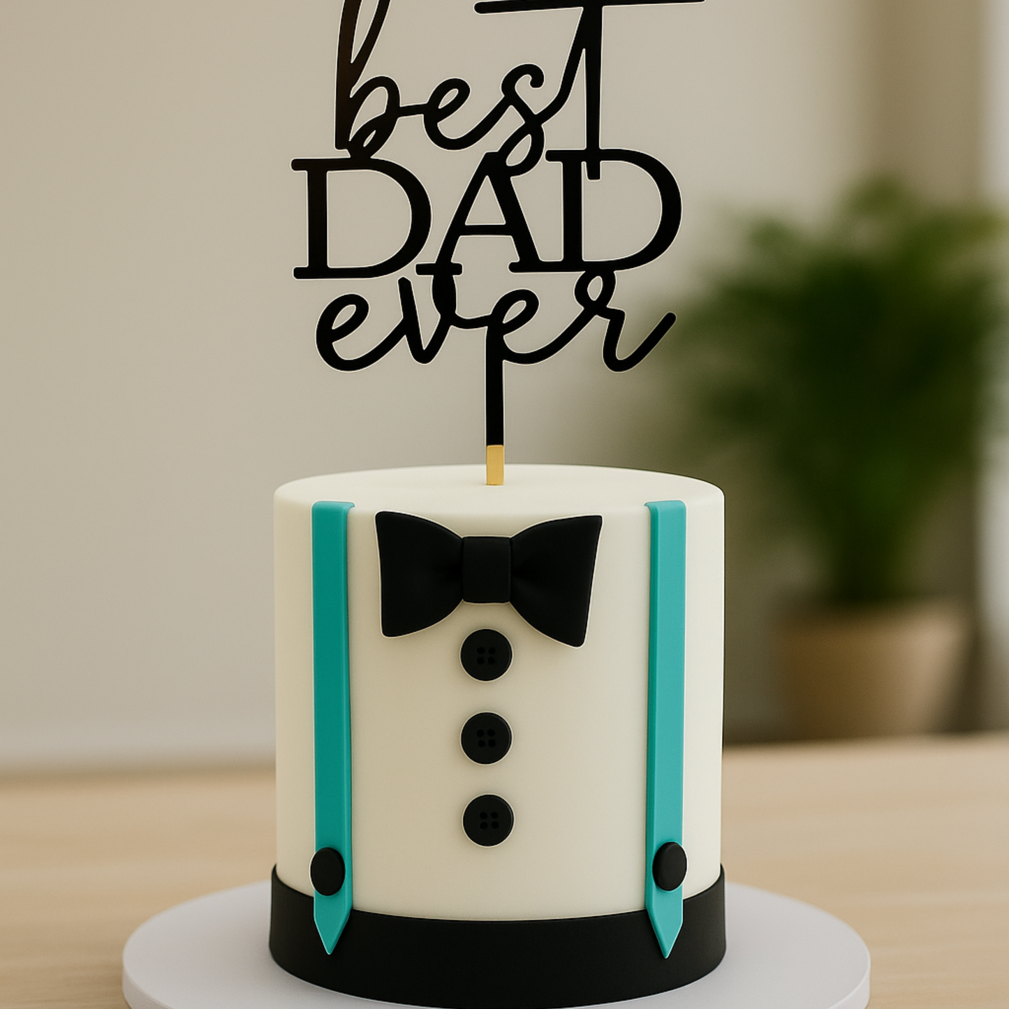 Father Day Fondant Cake