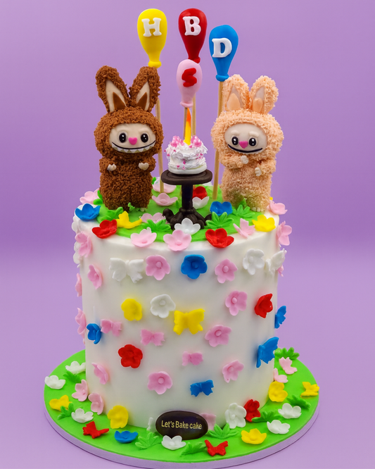 Lababu Garden Birthday Cake