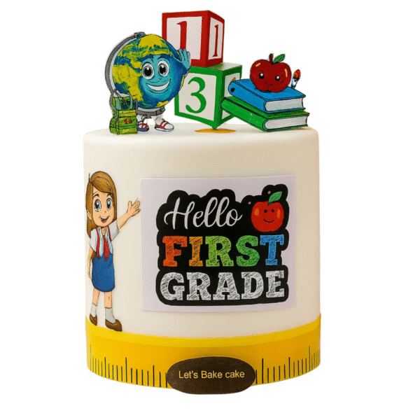 Hello First Grade cake