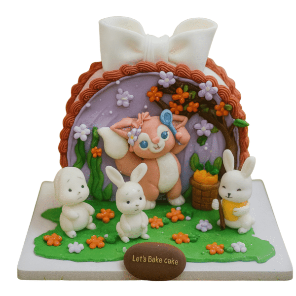 Bunny Garden Cake
