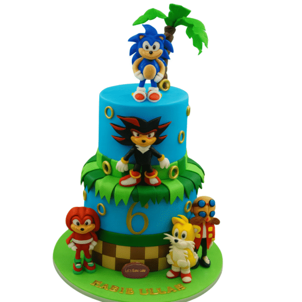 Sonic the Hedgehog Birthday Cake