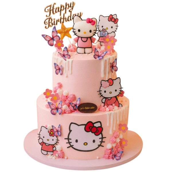 Hello Kitty Birthday Cake.
