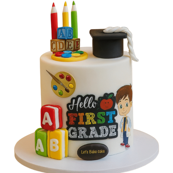 School Days Celebration Cake
