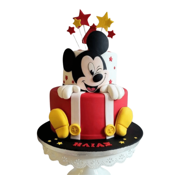 Mickey’s Birthday Surprise Cake