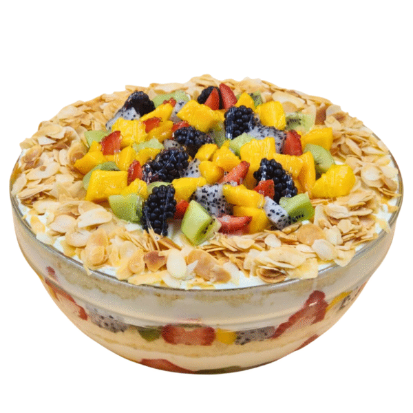 Fresh Fruit Trifle Bowl Cake