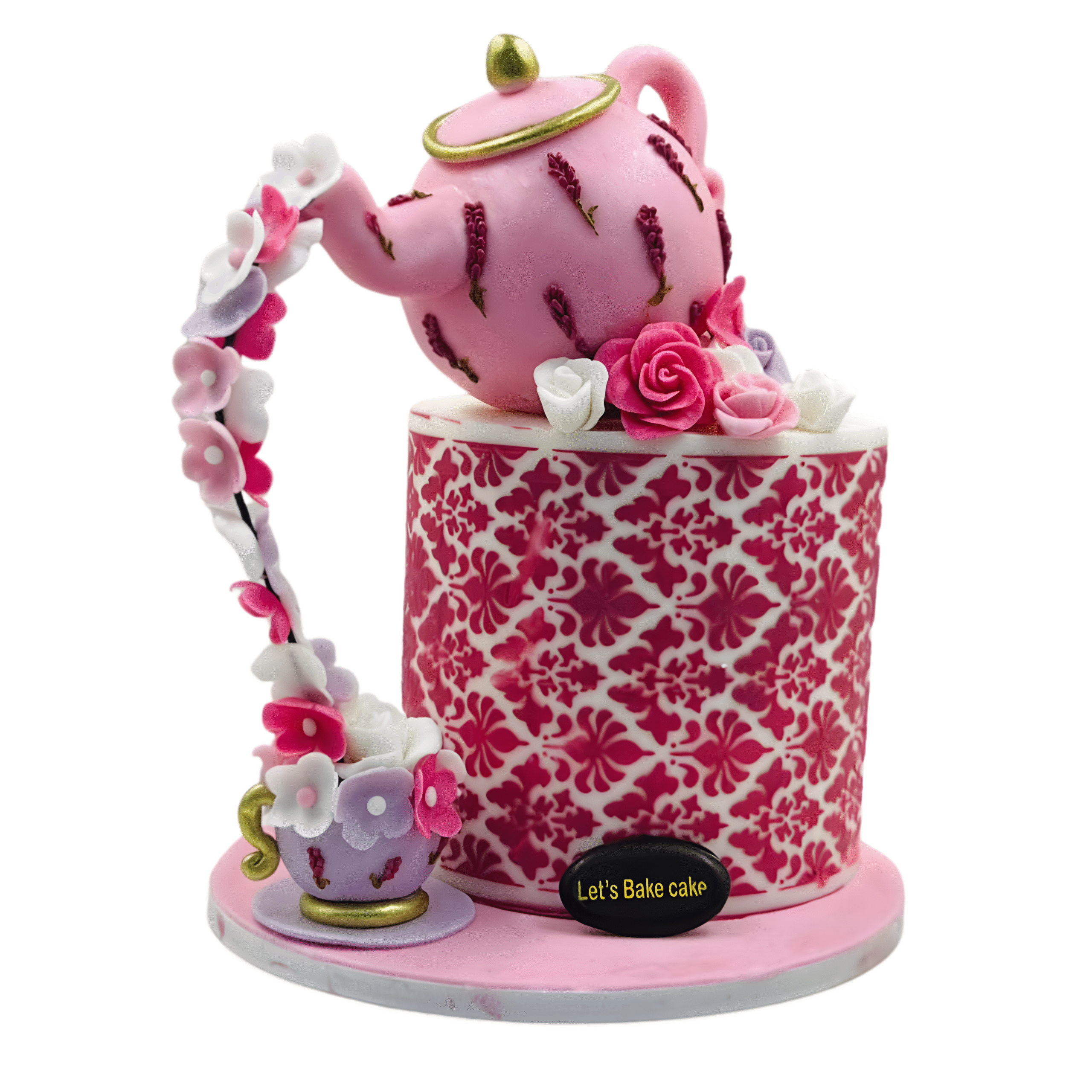 Elegant Tea Party Cake
